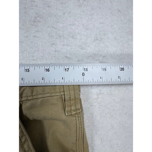 Carhartt Rugged Flex Relaxed Fit Canvas Work Pants Tan 36x34 BN2291-M - Picture 8 of 14